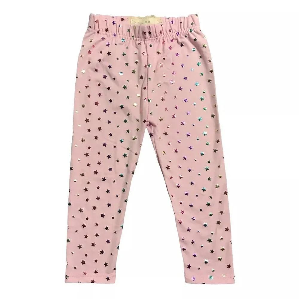 Btween Baby Girls Leggings and Fleece Hoodie Outfit 12 -24‎ Months Lavender Pink